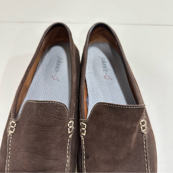 Johnnie-O Malibu Moccasin Slip On Loafers Brown Men’s Shoes Size 11,5 M - Picture 7 of 12